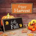 2 Pieces Thanksgiving Rustic Wood Sign