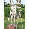 Tuin beroemde figuur beeldhouwkunst