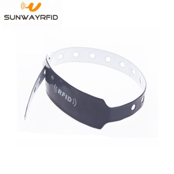 humidity proof disposable pvc rfid wristband price