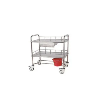 Stainless Steel Hospital Furniture Instrument Trolley