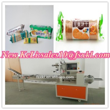 Tray free Biscuit Flow wrapping machine