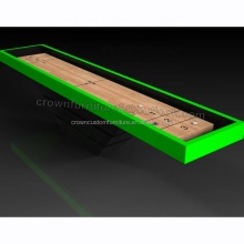 High Quality Home Entertainment: 14ft Solid Wood Shuffle Board Table - Factory Custom Wholesaler