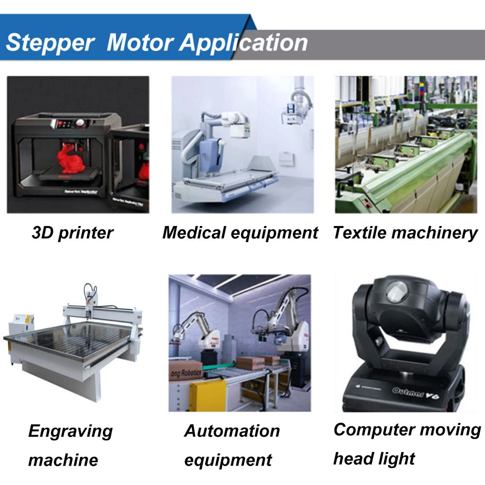 High Torque 1.7A 60mm 2 Phase 1.8 Degrees 42 Step Motor for CNC NEMA 17 Hybrid Stepper Motor