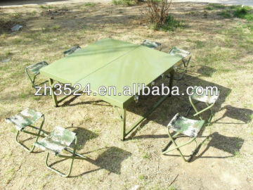 Aluminum camping table