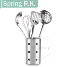 Elegant Stainless Steel Kitchen Tool Holder