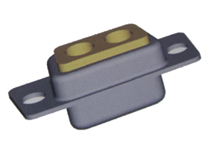 Conector de alimentação 2V2 D-SUB de copo de solda