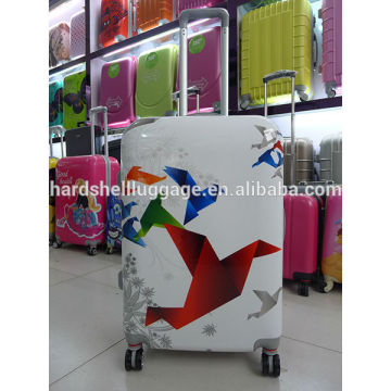 new fashion colorful abs trolley bag, trolley luggage bag