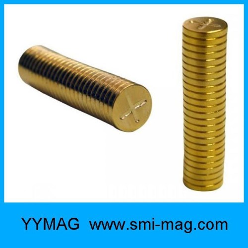 Strong small round colored magnet
