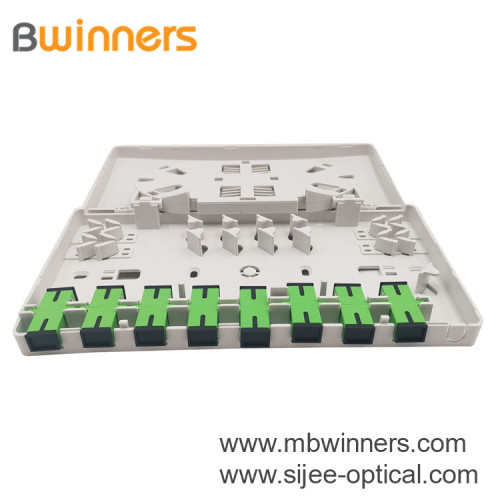 Caixa terminal de fibra óptica de 8 portas FTTH