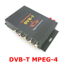 Dual Tuners MPEG-4 Car DVB-T for Car Digital TV Tuner Receiver