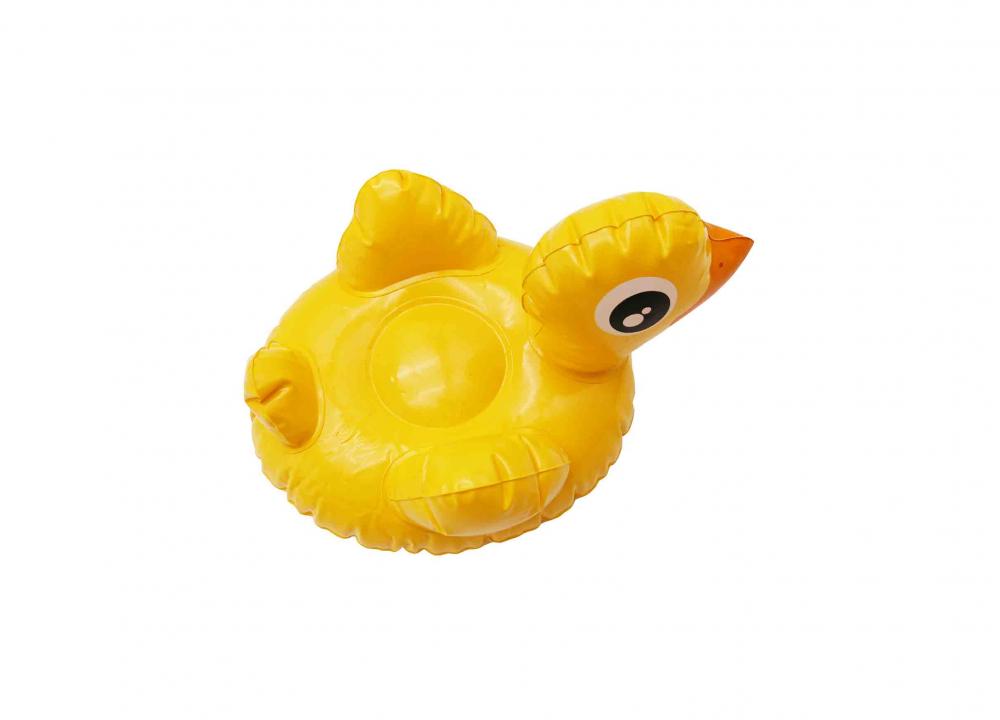 Pato amarillo del PVC inflable del juguete de los niños del juego del agua
