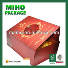 paper box for red wine/foldable packing wine box/foldable packing red wine box