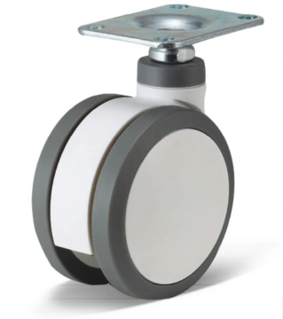 Gray Screw Caster Medical Caster Wheels