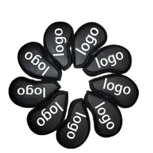 Custom Golf Iron Covers Set: Protect Your Irons with 10pcs Club Head Covers