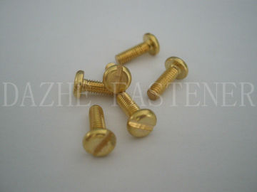 DIN 84 machine brass screw m4