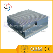 Aluminum extrusion heat sink 6063 T6, kinds of radiators customed aluminum extrusion part