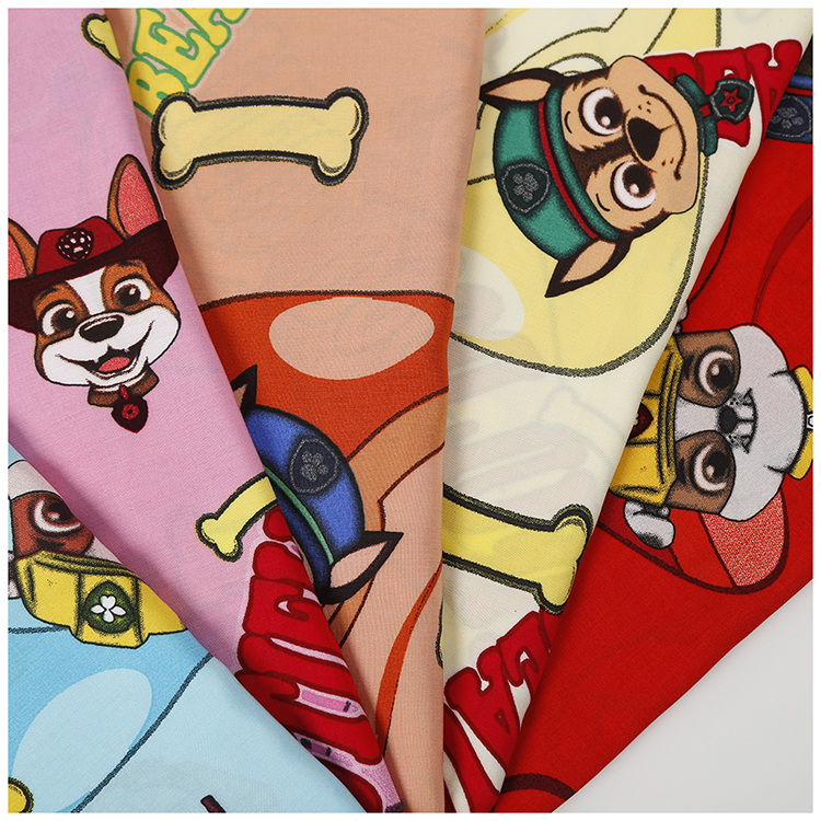 shirting poplin printed fabric