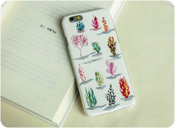 Newest arrival Beautiful Underwater World OF seafloor Hard PC phone cases for iphone6/6+