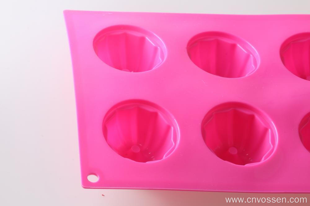 8 Cavity Flower Shaped Fondant Cake Pan