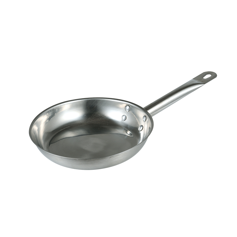 Stainless Steel Frying Pan With Steel Surface