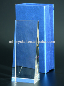 Plain Optic Glass Obelisk awards MH-J0755