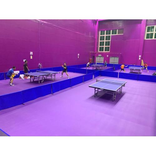 Enlio Pisos deportivos de PVC para tenis de mesa de interior de calidad superior aprobados por la ITTF