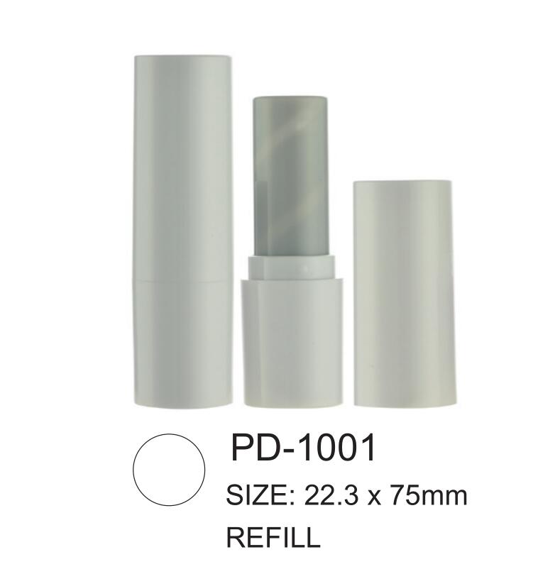 High Quality Round Shape Plastic Refill Lipstick Tube