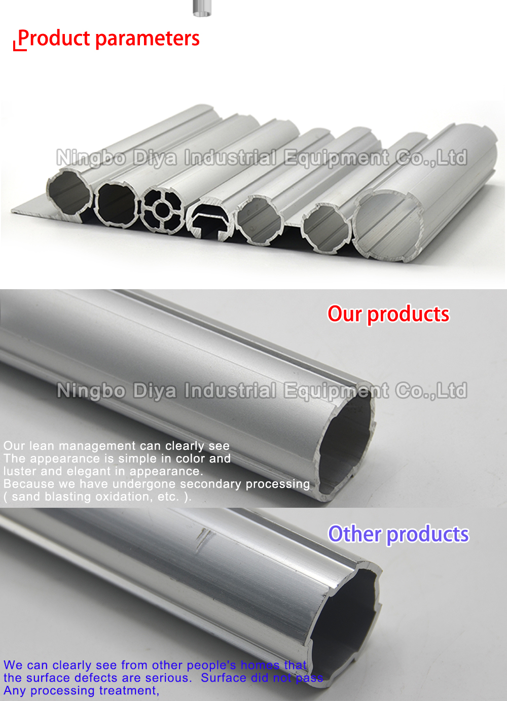 Aluminium Single Side Frame Aluminium Alloy Tube OD 28mm Thickness 1.7mm For Pipe System
