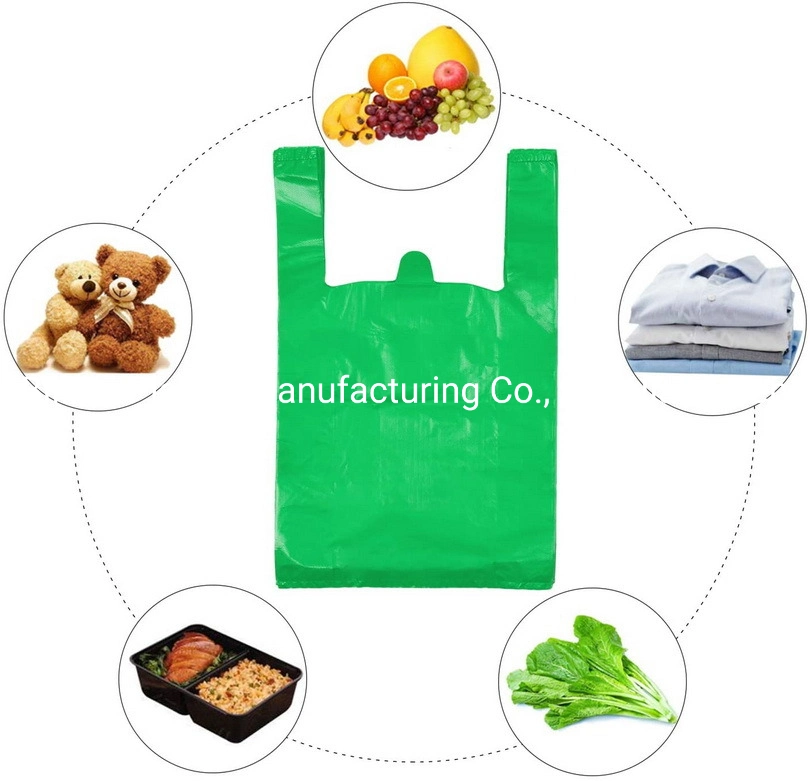 Wholesale Plastic Clear T Shirt Shopping Packing Carrier Bag