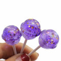 Symulowany Lollipop Glitter 3D Modle Candy Resin Craft Miniatures Żywności