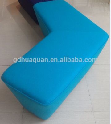 V shape sofa fabric stool leisure sofa stool