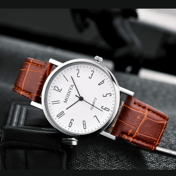 wholesale men's watches belt strap quartz watches