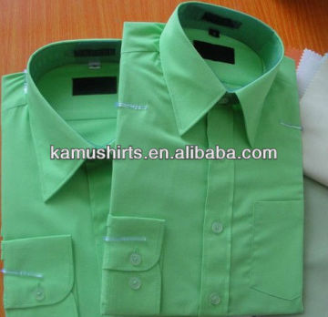 Men's Green Dress Shirts Wholesale Man Shirts