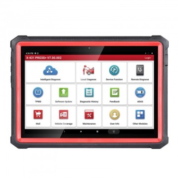 Original X431 Pro3S+ 10.1" Automotive Diagnostic Tool - ECU Coding OBD2 Scanner
