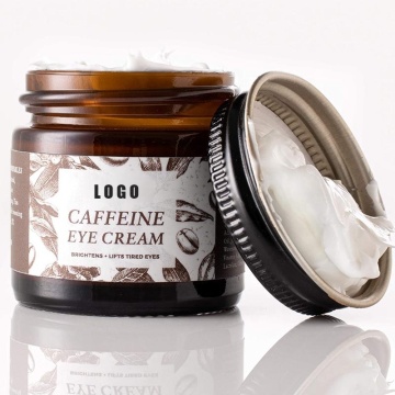 Private Label Natural Eye Skin Care Reduces Dark Circles &Puffiness With 5% Caffeine Eye Cream