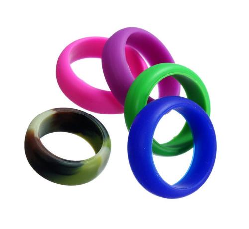 Custom Mens Womens Wedding Ring Karet Silicone Band