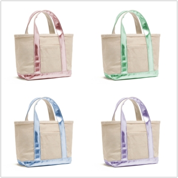 Plain Cotton Canvas Tote Bag Handbags for Women