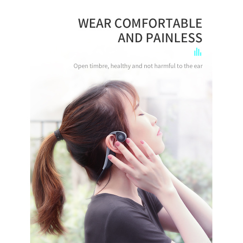 Comfortable call center headset bone conduction hearing