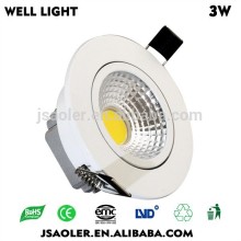 Aluminum 3w led cob down light ceiling lamp ceiling spot light
