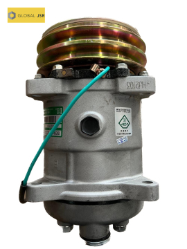 Compressor scroll type rear outlet