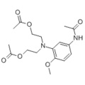 Acetamide,N-[3-[bis[2-(acetyloxy)ethyl]amino]-4-methoxyphenyl]- CAS 23128-51-0