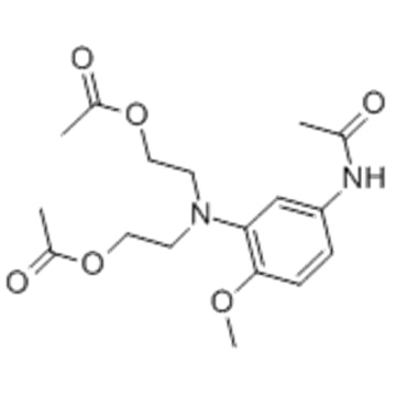 Acetamida, N- [3- [bis [2- (acetiloxi) etil] amino] -4-metoxifenilo] - CAS 23128-51-0