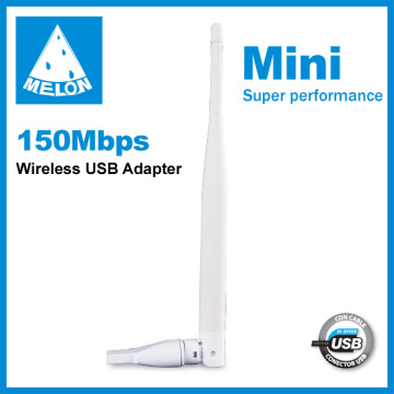 802.11N 150Mbps portable NANO Wifi USB adapter for laptop/desktop/set top box wifi receiving(Melon M155)