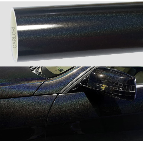 သက်တံ Laser Black Car ကို Wrap Vinyl