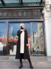 Black Thin section Dust coat