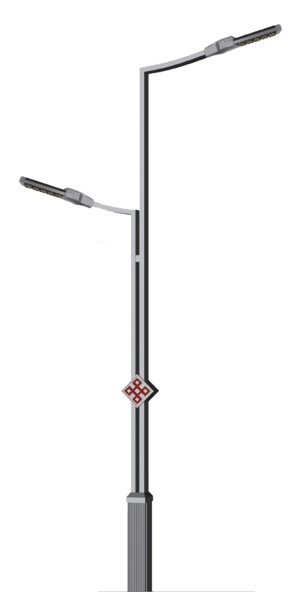 procedimiento de instalación del poste de alumbrado público street light pole installation procedure