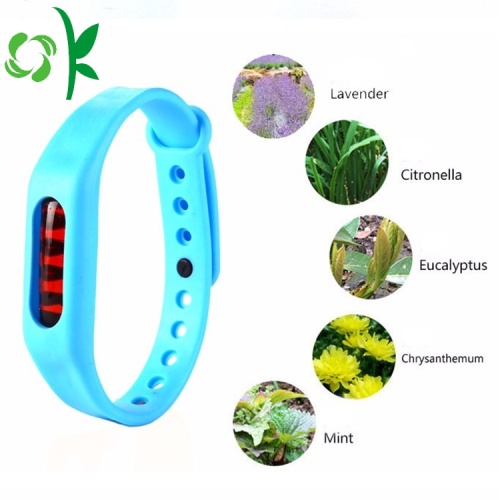 Thân thiện với môi đơn giản Silicone cao cấp Mosquito Bands