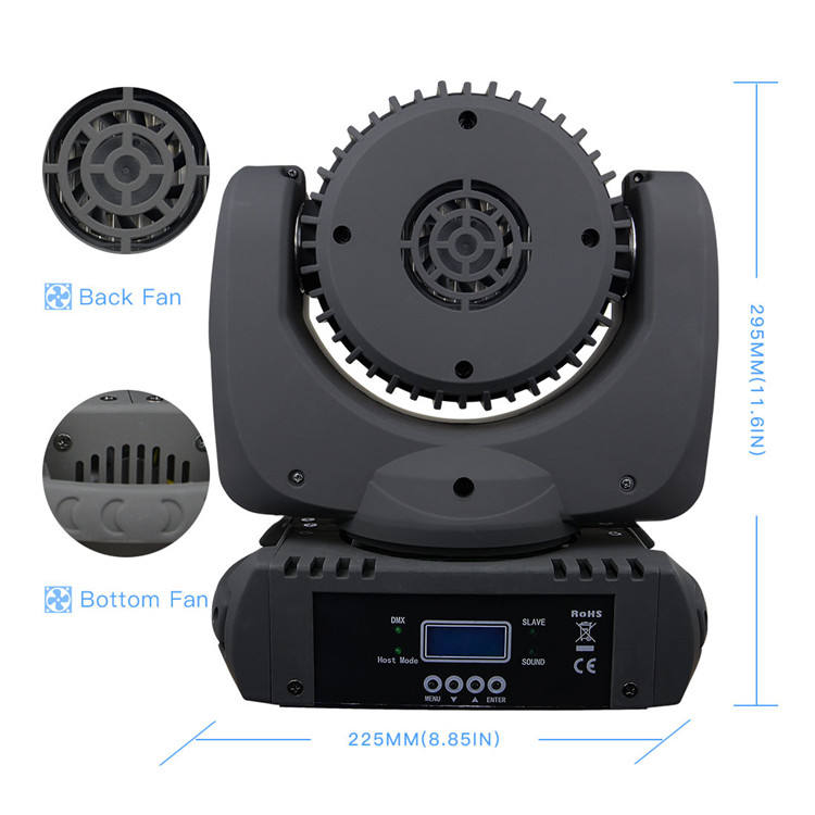 Stage lighting LM108 rgb emitting color 36X3W  moving head  light DJ disco Euro American warehouse delivery ready to ship