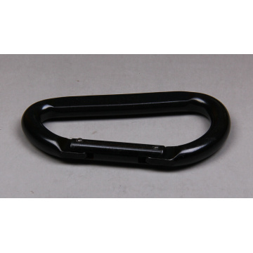 D 모양 검정 강철 안전 Carabiner / Karabiner