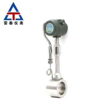 Welded vortex street flowmeter